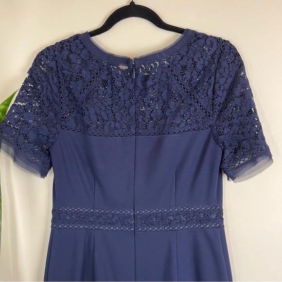Rebecca Taylor Navy Lace Sheath Dress - Picture 11 of 16